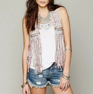 VGUC Free People A Stitch In Time Vest Size Small